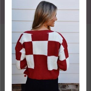 Tiffany Cardigan Set | Checkered | Beivy | Gamecocks